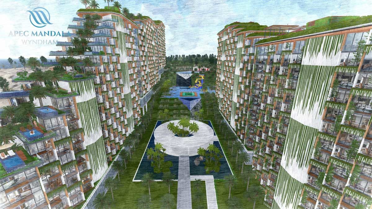 Nội khu Căn hộ Condotel Apec Mandala Wyndham Mũi Né